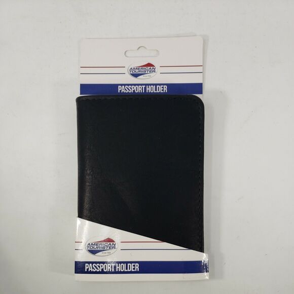 Passport Holder American Tourister Black NEW Protects RFID Chips Factory Package - Picture 3 of 12